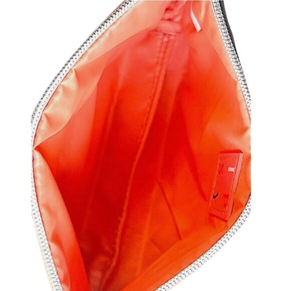 Ipsy Glam Bag Ultimate November 2020 Faux Leather/Suede Brown Blue Empty Glambag - Picture 3 of 3